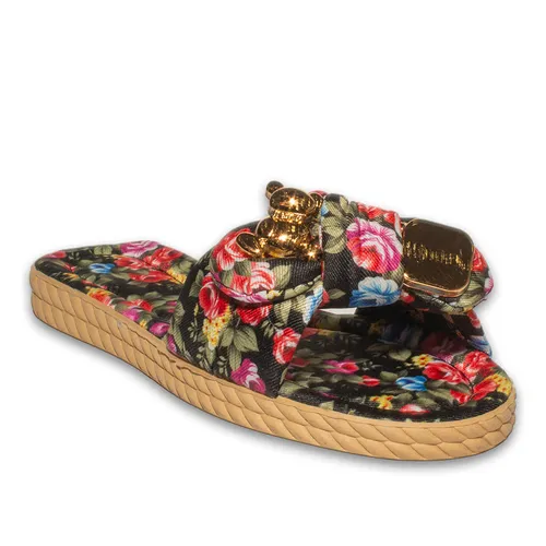 Black Women's Flat Sandals – Lightweight Sole, Suitable for Daily Use and Comfortable Stylish Model — wholesale footwear image