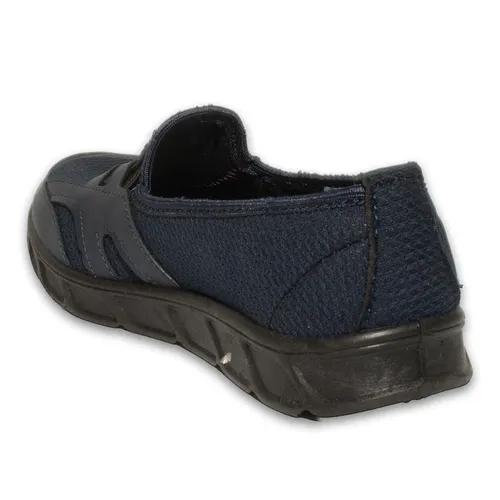 Lacivert Bağcıklı Tekstil Spor Sneaker – Nefes Alabilen Yapılı, Hafif ve Konforlu Günlük Model — toptan ayakkabı görseli
